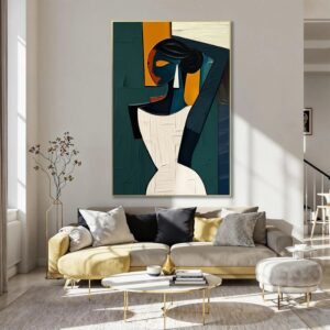 Abstract Portrait Colorful Painting #AP030