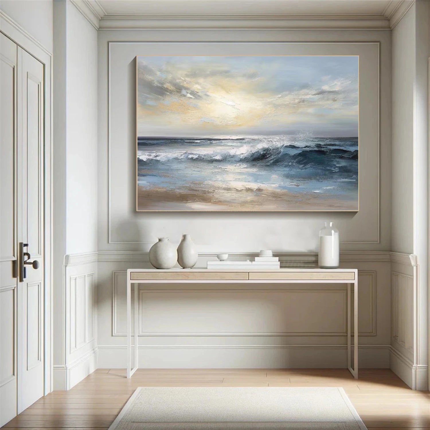 Sea & Sky Abstract Wall Art #MS134 - Image 4
