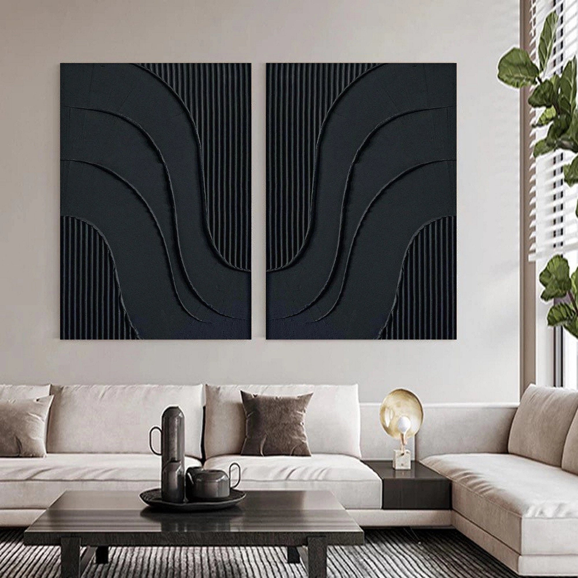 Minimalist Zen Set of 2 #MZ027 - Image 2
