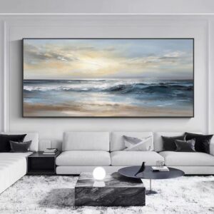 Sea & Sky Abstract Wall Art #MS134