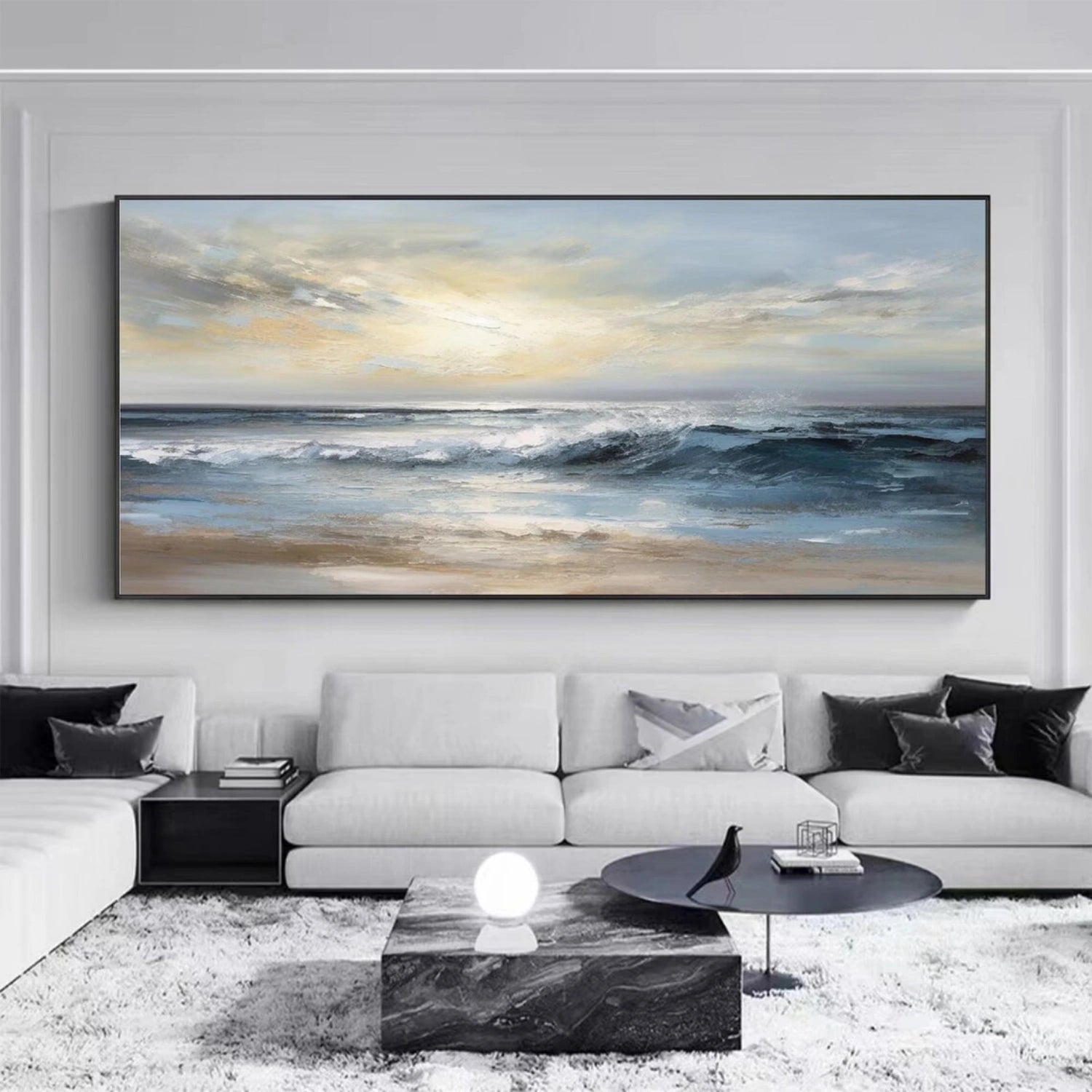 Sea & Sky Abstract Wall Art #MS134